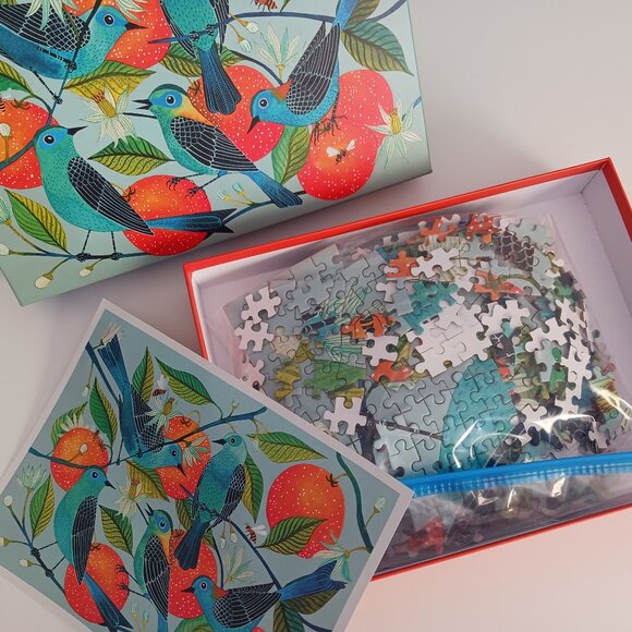 Naranjas Oranges and Birds Galison 1000 piece puzzle - Picture 4 of 5